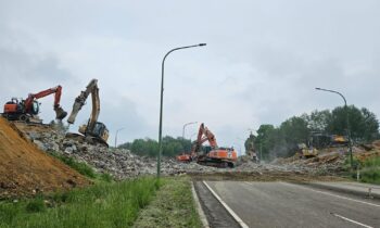 La démolition du pont de Tinlot est achevée avec succès, la N63 est à nouveau ouverte à la circulation 12