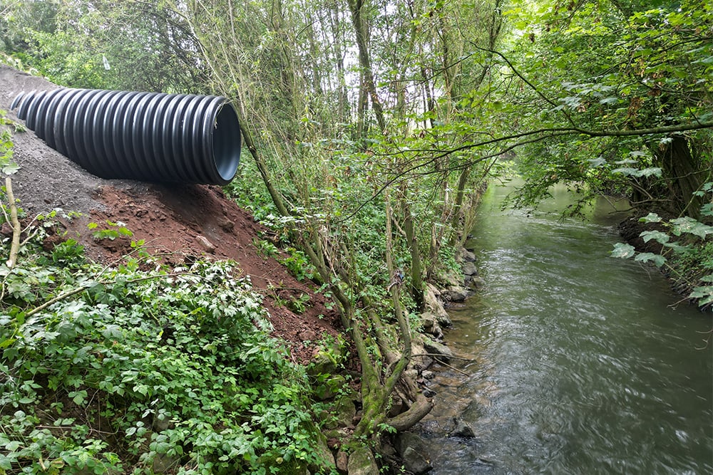 Réduire les inondations grâce aux tuyaux en polyéthylène : défi remporté à Ham-sur-Heure-Nalinnes 3
