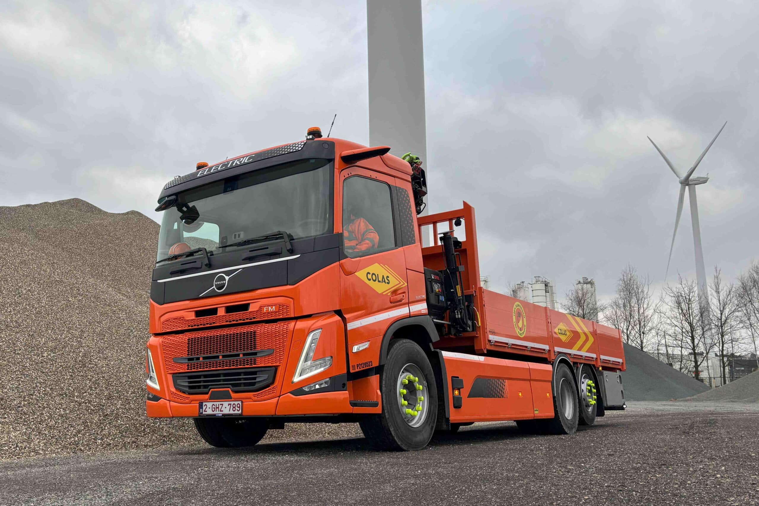 Colas Belgium met en service son premier Volvo FM Electric 12