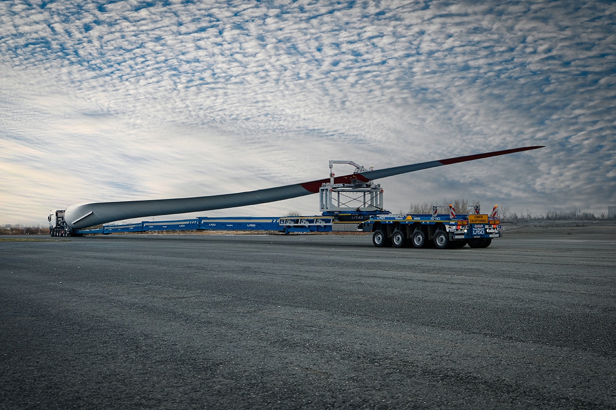 Nooteboom repousse les limites du transport des pales d’éoliennes 12