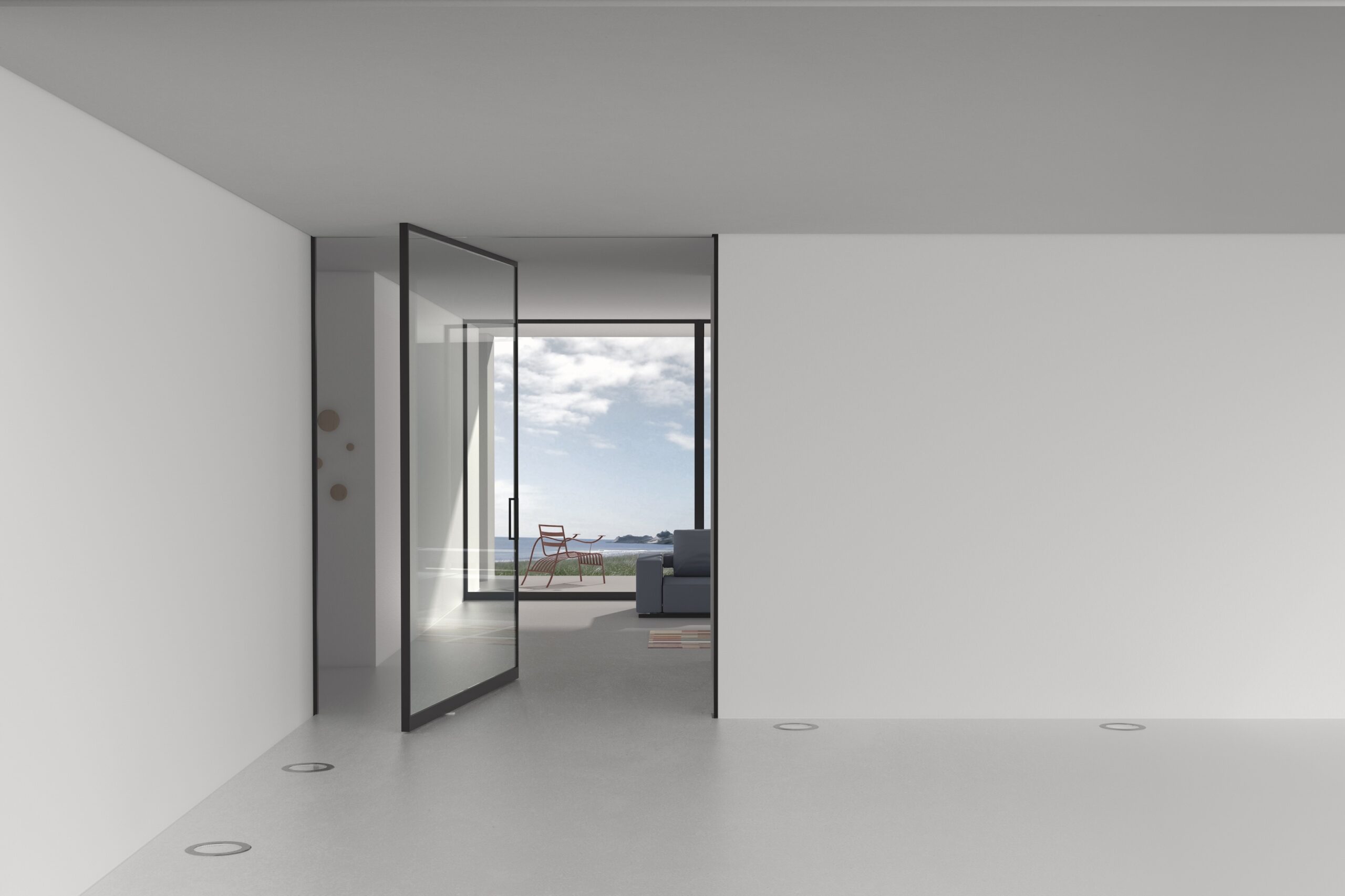 Transparence maximale pour les portes intérieures en acier avec forster presto xs pivot à Architect@Work Courtrai 10