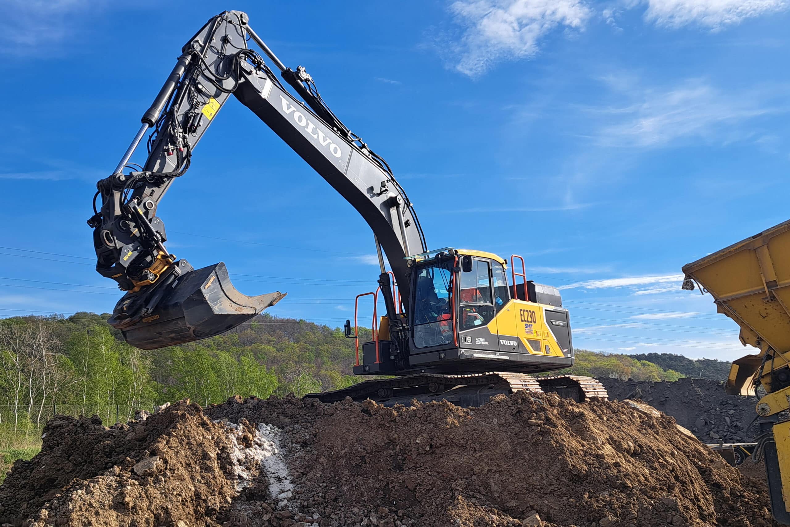 SARPI Remediation Belgium test Volvo EC230 électrique 10