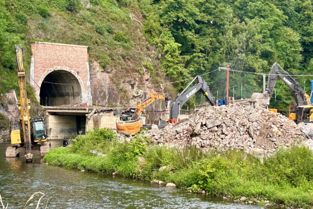 Nouveau pont de Louheau à Pepinster : une conception en réponse au dérèglement climatique 1
