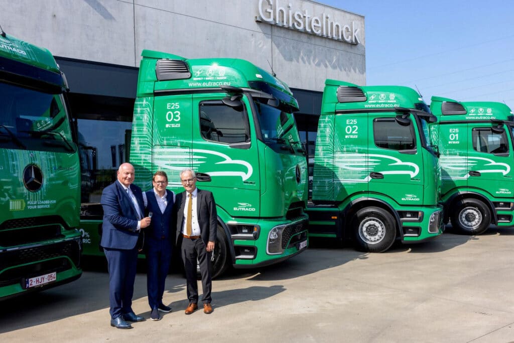 EUTRACO lance le déploiement de la plus grande flotte de camions électriques en Belgique 1