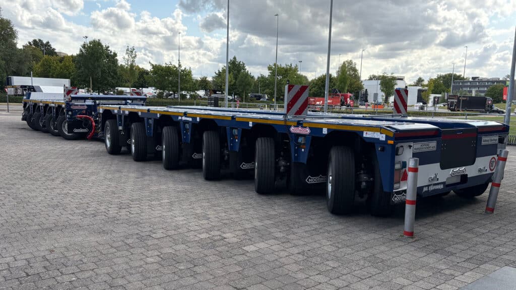 All Exeptional possède la plus grande remorque surbaissée Nooteboom de Belgique 2