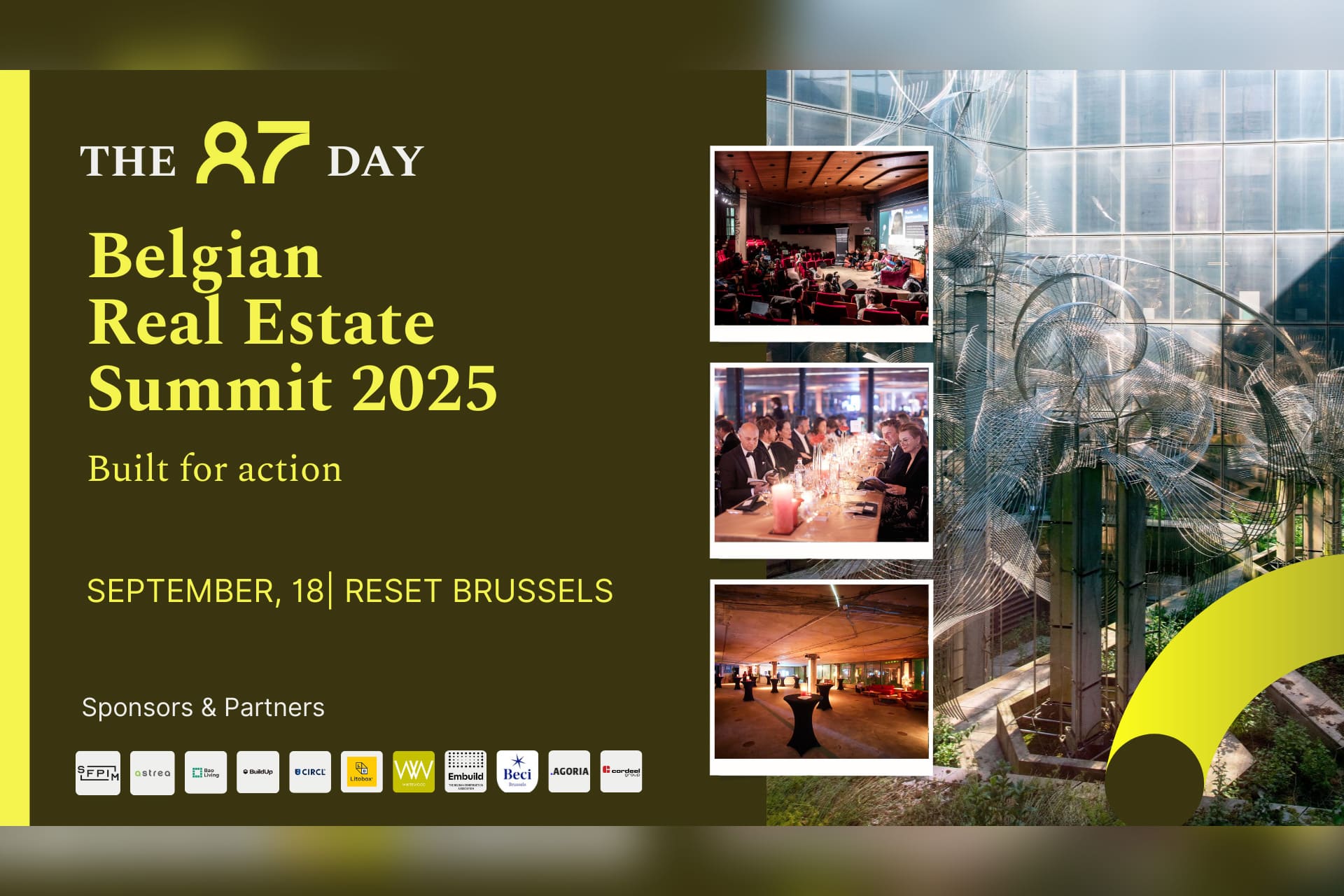 Le 87 Day réunit les leaders de l’immobilier et du monde politique à Bruxelles 7