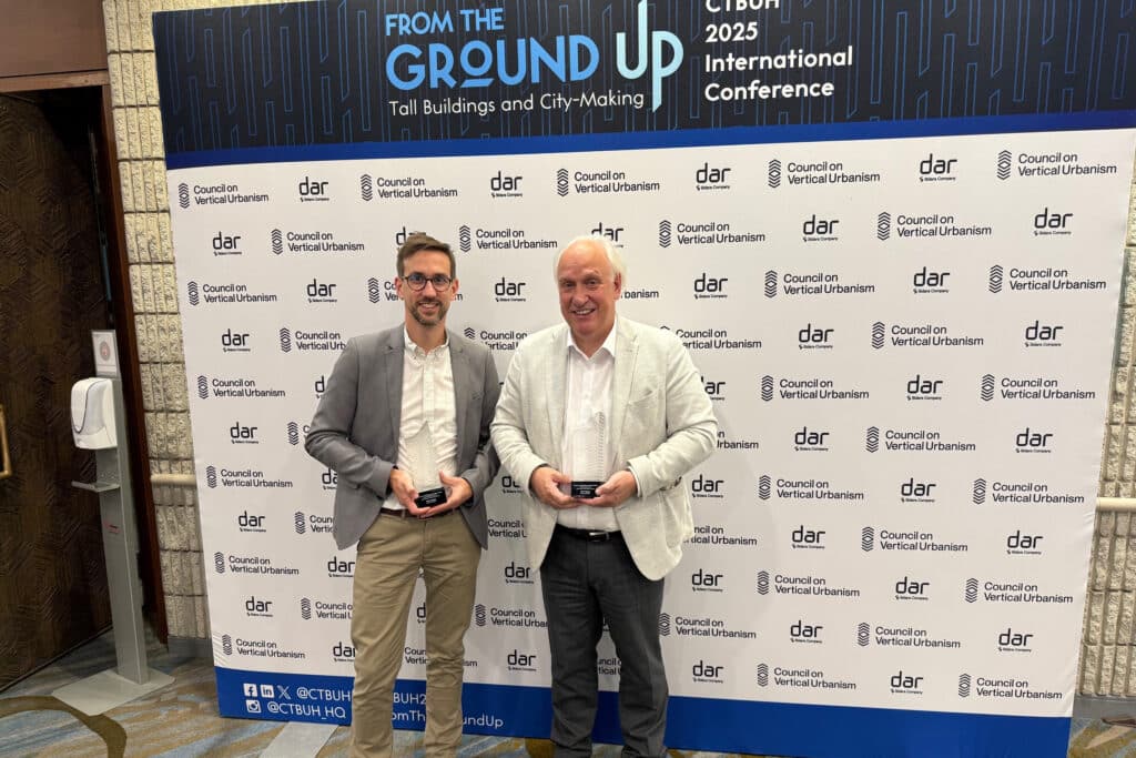 Le bâtiment bruxellois ZIN sacré « World’s Best Tall Building 2025 » par CVU, les « Oscars des gratte-ciel ». 2