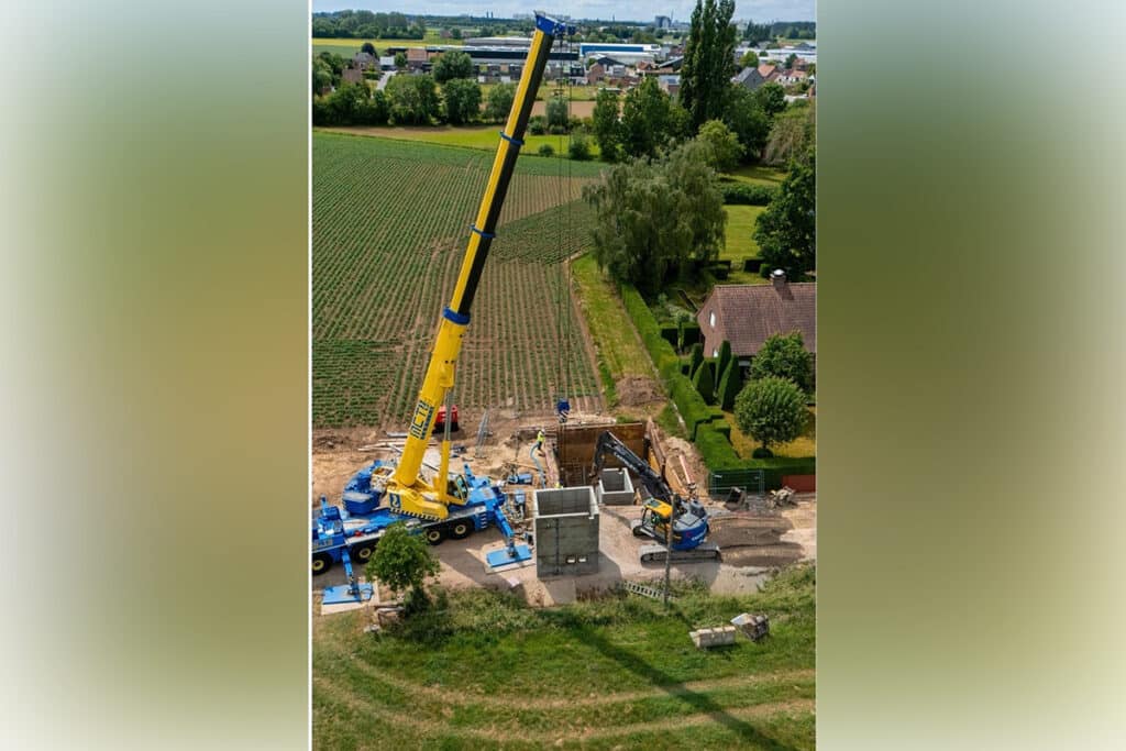 Des stations de pompage préfabriquées au service du réseau séparatif à Wielsbeke 1
