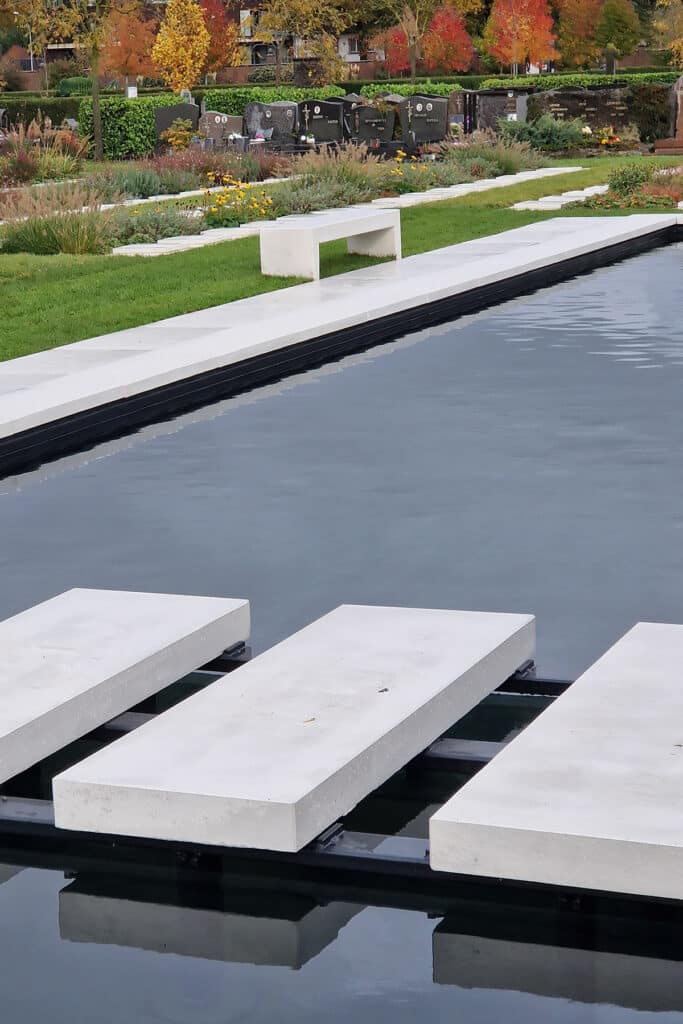 Le repos éternel dans une oasis de vert et de bleu 3