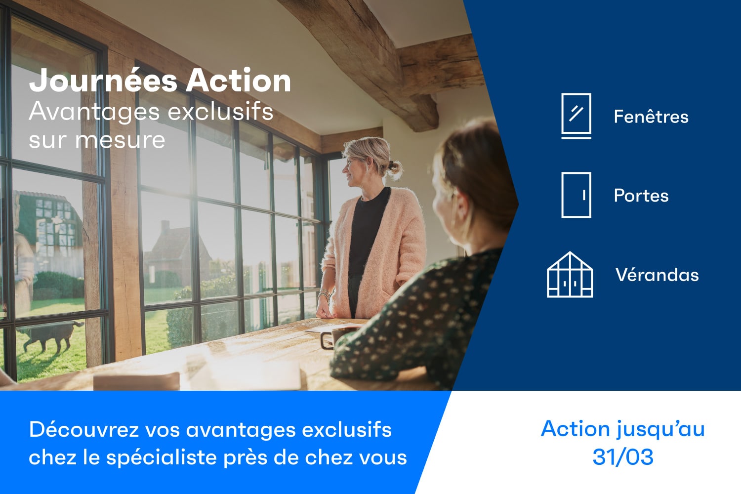 Journées Action chez Reynaers Aluminium : des avantages exclusifs sur les portes, fenêtres et vérandas 12