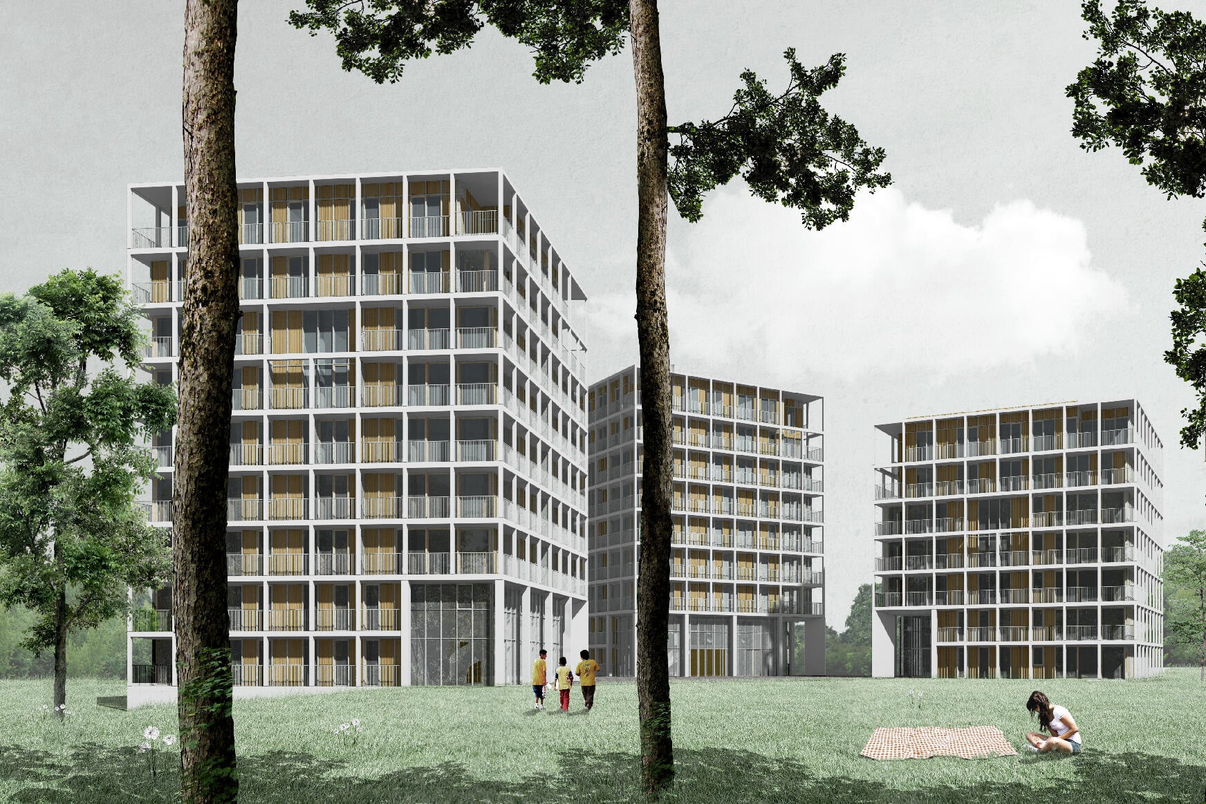 160 logements sociaux au pied des arbres 10