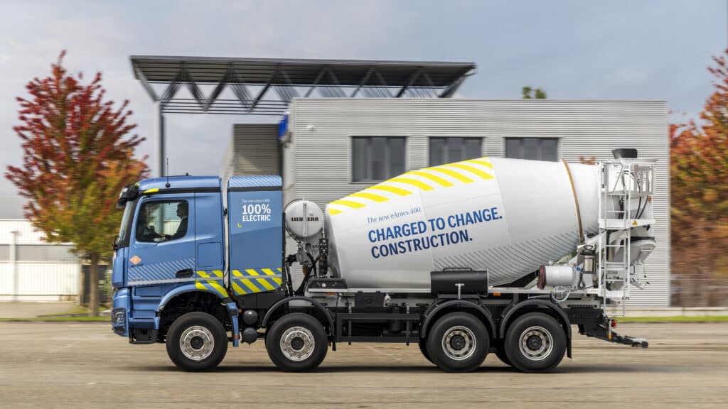 Mercedes Benz eArocs 400 : le camion de chantier électrique à batterie disponible à la commande à partir d’avril 1