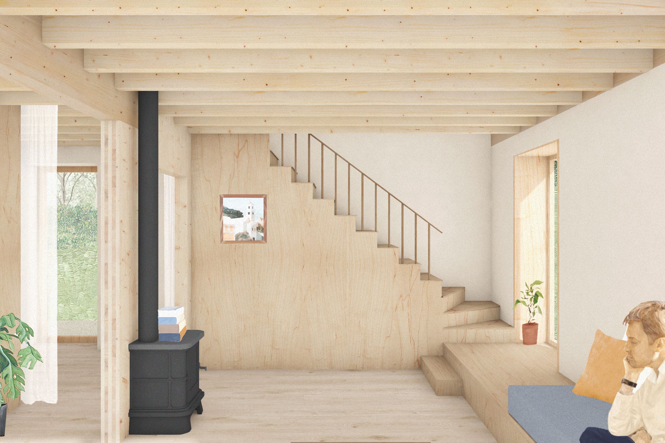 Matériaux biosourcés et de réemploi pour un habitat groupé familial 9
