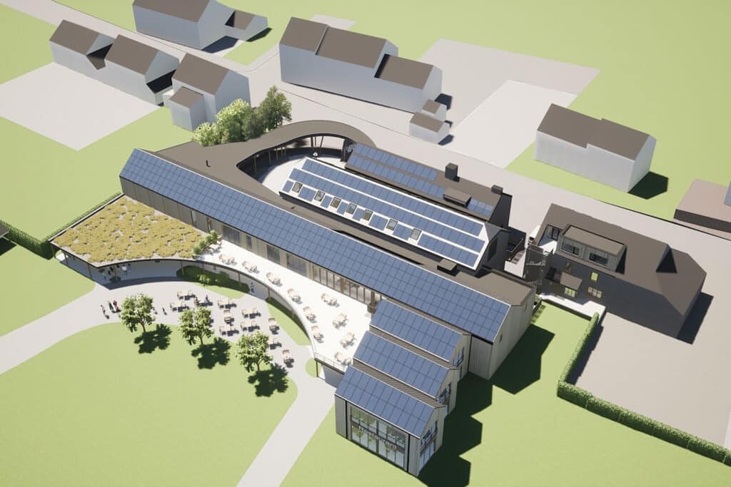 Bois local et technologie numérique pour un accueil chaleureux et durable 1