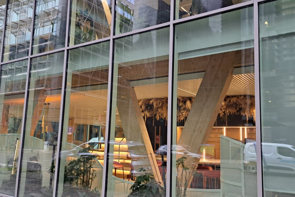 Façade en céramique sur ossature bois 1