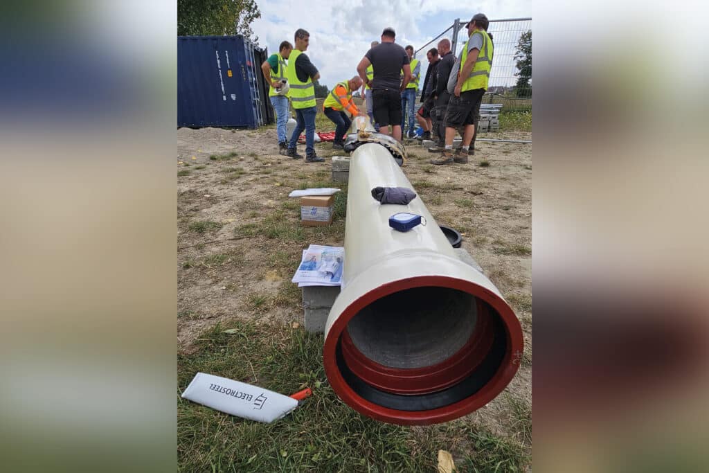 Wangenies modernise son réseau d'égouttage avec de la fonte ductile 3
