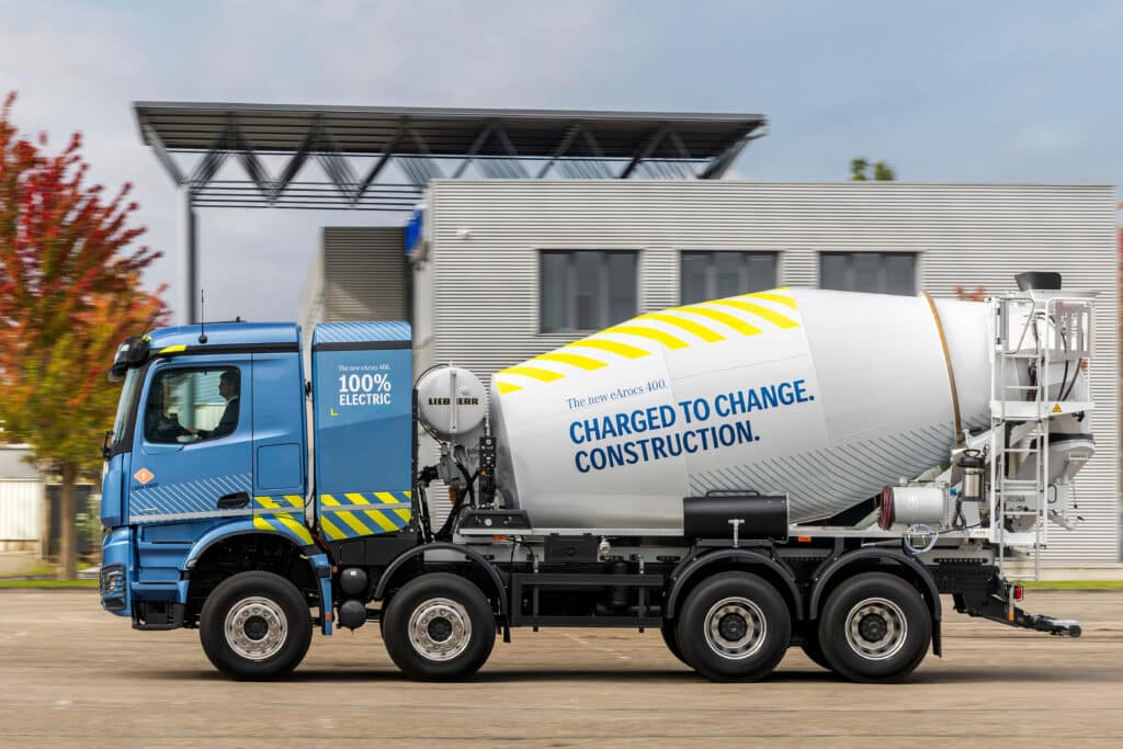Le camion de chantier électrique à batterie disponible à la commande 1