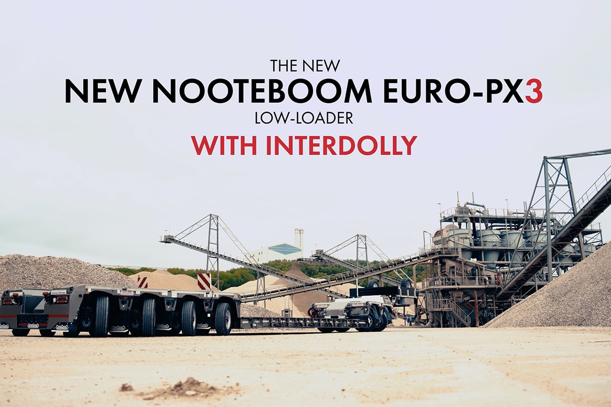 Nooteboom présente la nouvelle EURO-PX3 avec Interdolly : plus de charge utile, plus de flexibilité pour le transport spécial 3