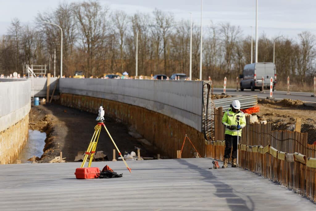 Chantier exemplaire pour le premier échangeur en diamant de Wallonie 3