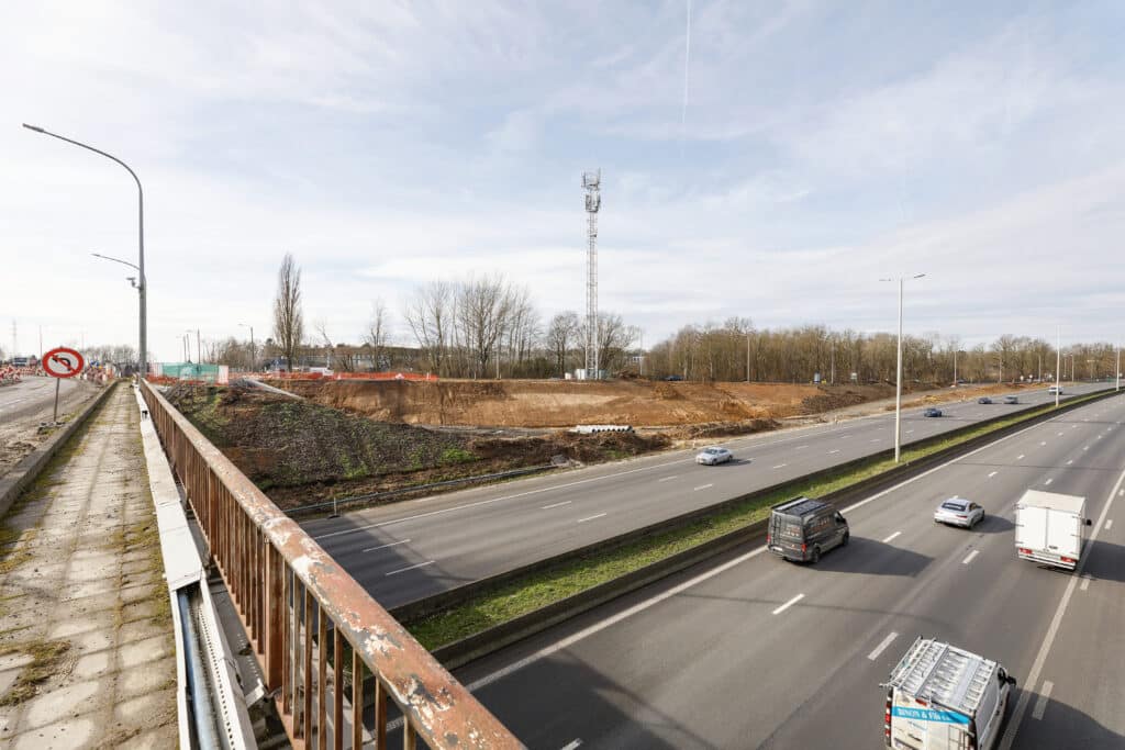 Chantier exemplaire pour le premier échangeur en diamant de Wallonie 4