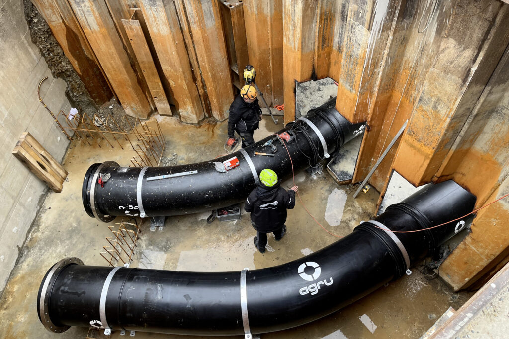 Tubes de précision en PE 100-RC pour conduites dans le lac de Bienne 2
