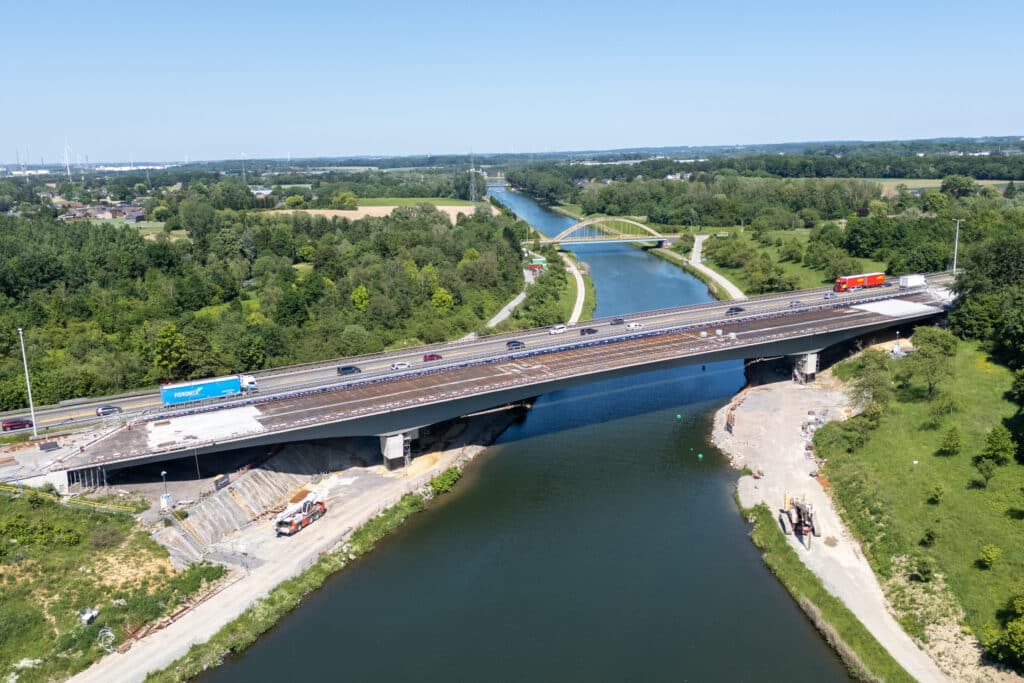 Reconstruction du pont 45 sur l’E42/A15, prouesse technique et humaine 5