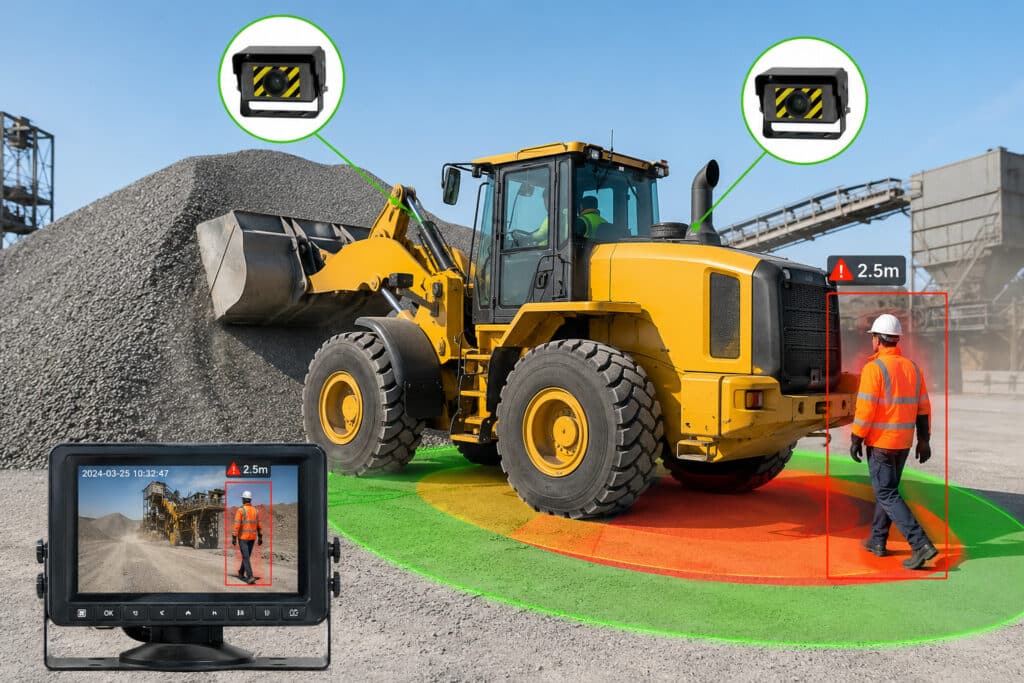 Détection intelligente des personnes : pour plus de sécurité autour des machines de construction 1