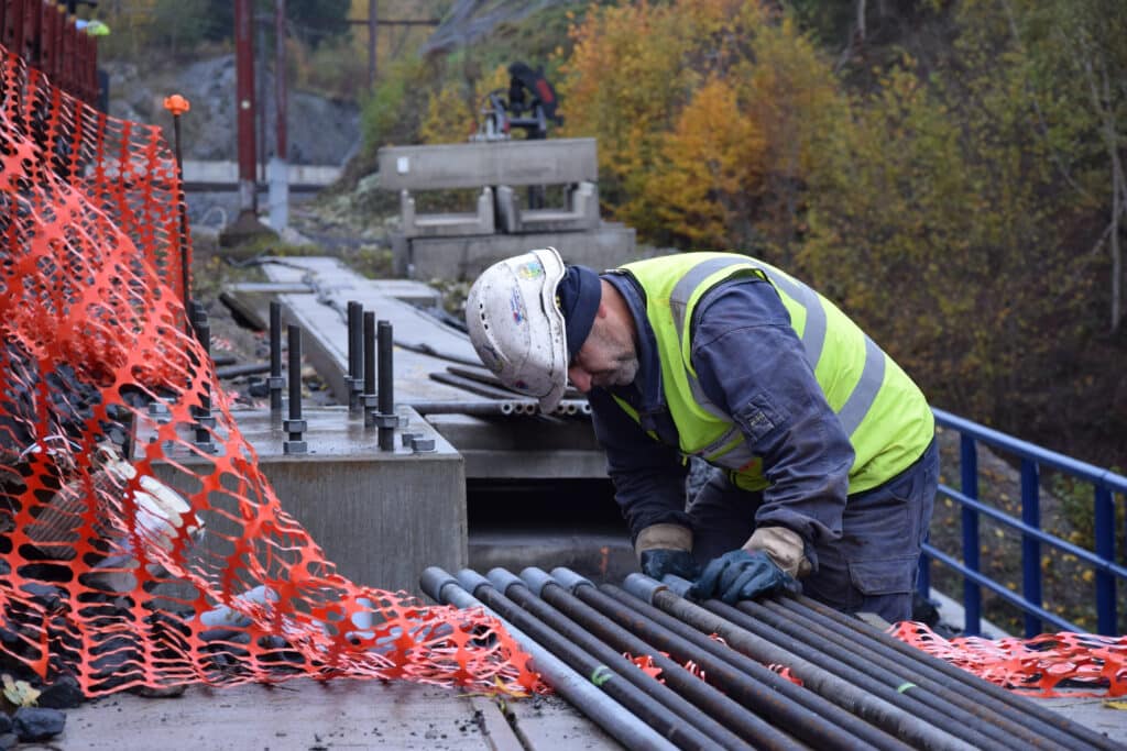 Des micropieux par milliers au service de la modernisation de la ligne 162 3