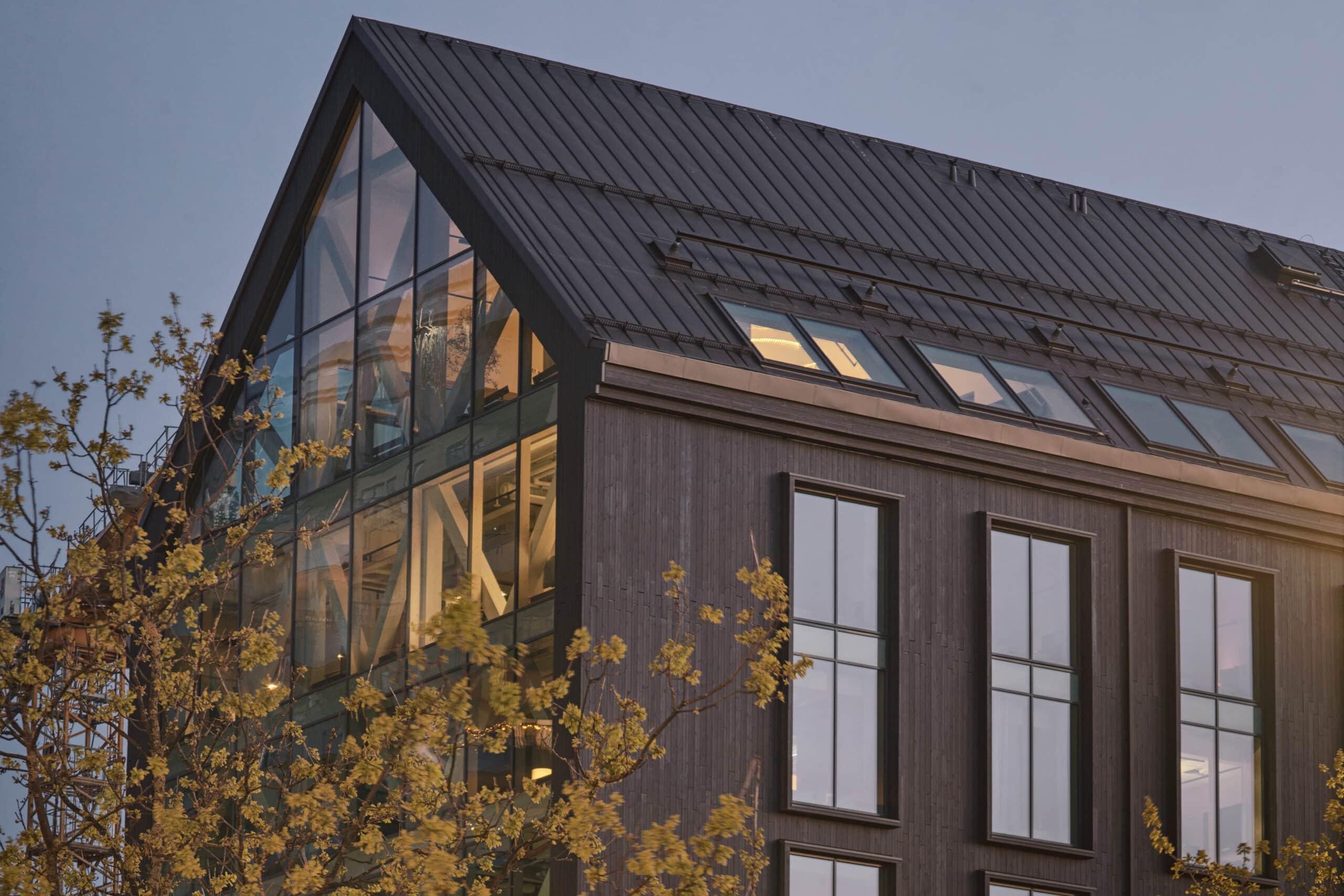 Reynaers Aluminium élargit son portefeuille avec TimberWall 50, son premier mur-rideau hybride bois-aluminium 2