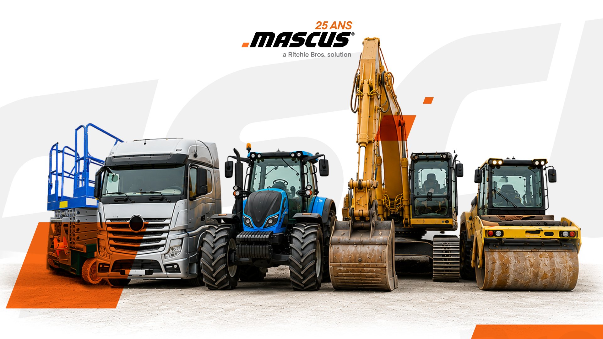 Mascus fête ses 25 ans de présence en ligne dans le secteur des équipements d'occasion, ainsi qu'une décennie de collaboration avec Ritchie Bros. 10