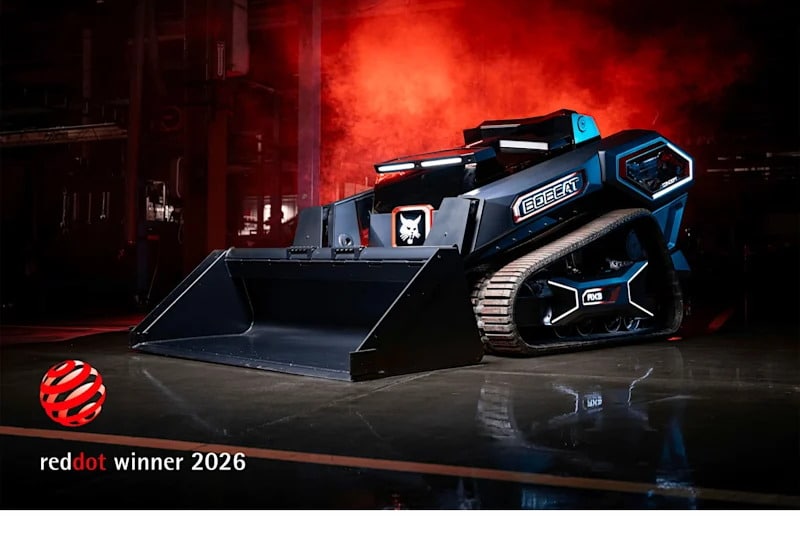 Bobcat remporte un deuxième Red Dot Award avec le RogueX3, reconnu pour son architecture de machine révolutionnaire 1